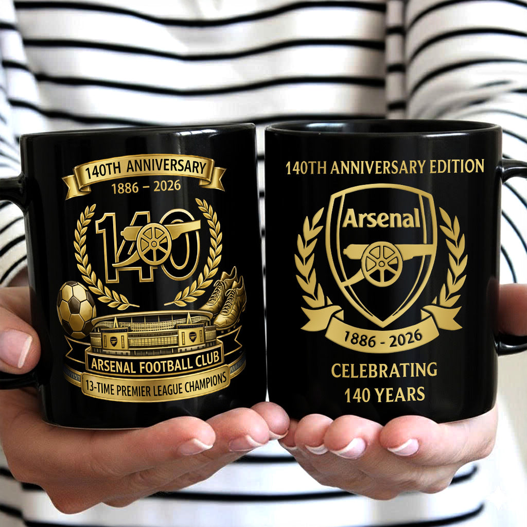 Arsenal FC 140th Annversary Ceramic Mug – MAITM14439