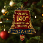 Arsenal FC 140th Anniversary Custom Shape 2-sided Acrylic Ornament – MAITM14003
