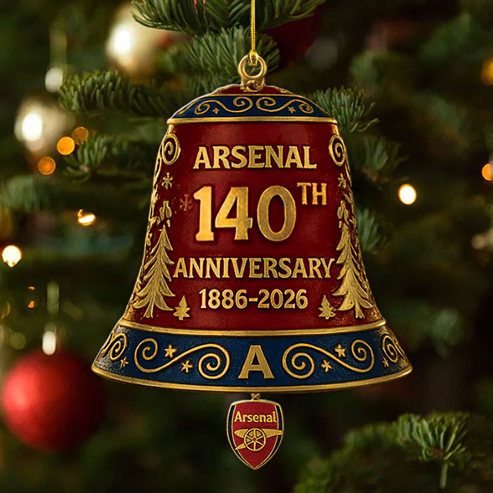 Arsenal FC 140th Anniversary Custom Shape 2-sided Acrylic Ornament – MAITM14003