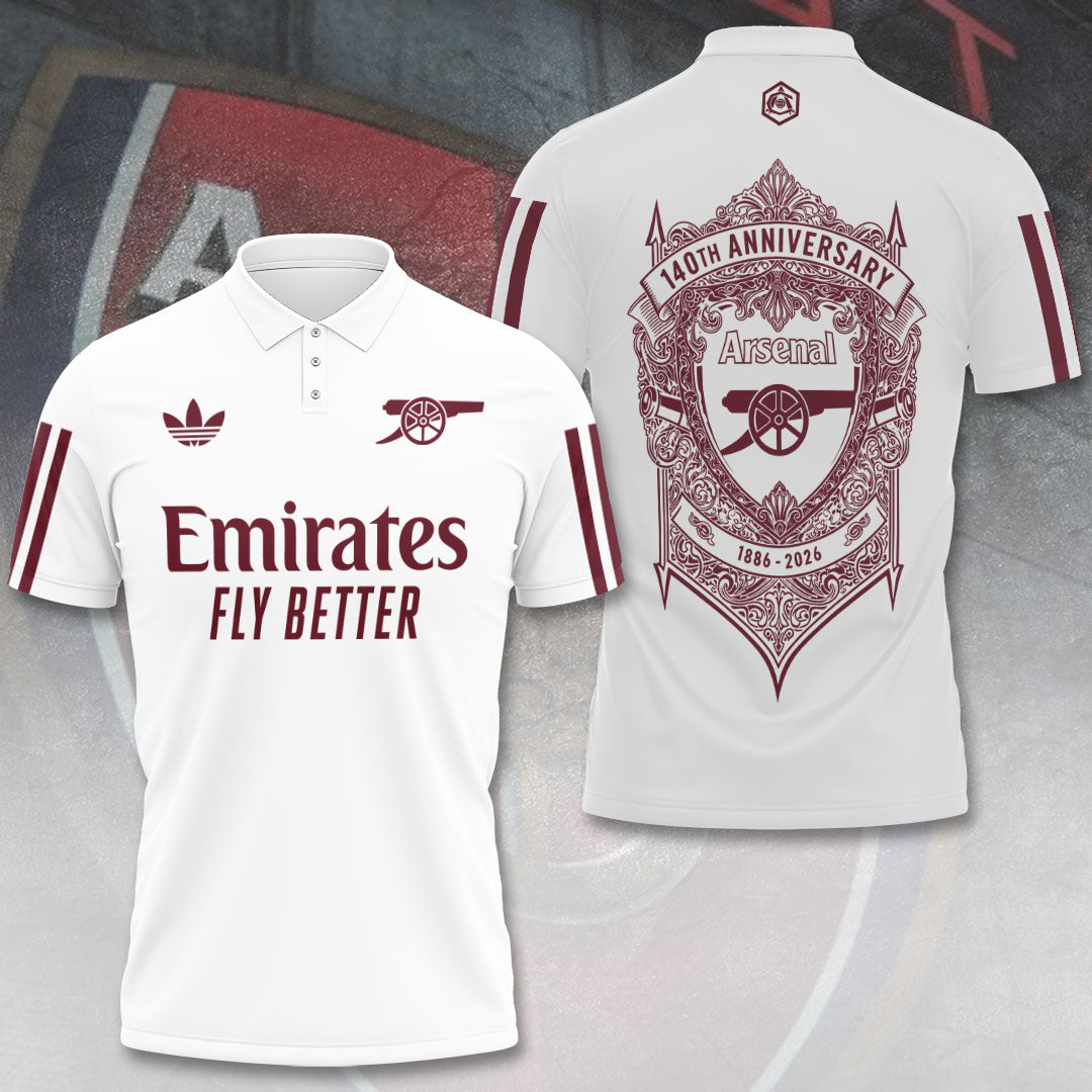 Arsenal FC 140th Anniversary 2026 3D Apparel – TANTN20294