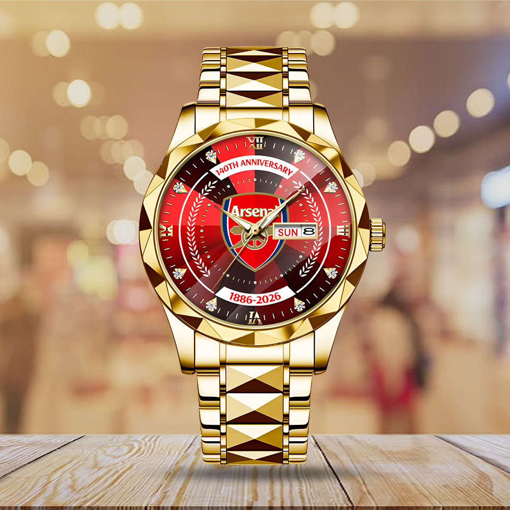 Arsenal FC 140th Anniversary Alloy Luxury Quartz Watch – MAITM14152