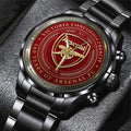 Arsenal FC 140th Anniversary Black Stainless Steel Watch – TMTHU3038