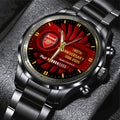 Arsenal FC 140th Anniversary Black Stainless Steel Watch – MAITM14457