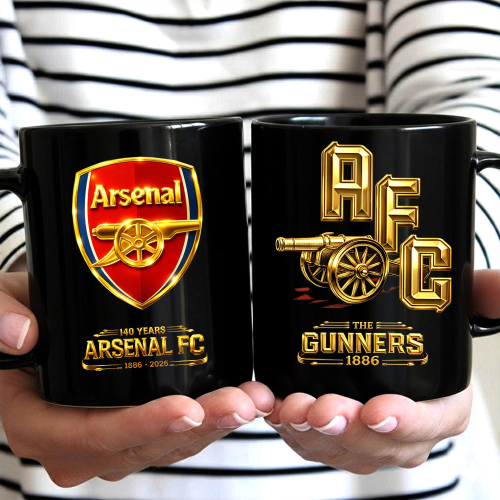 Arsenal FC 140th Annversary Ceramic Mug – TMTHU3292