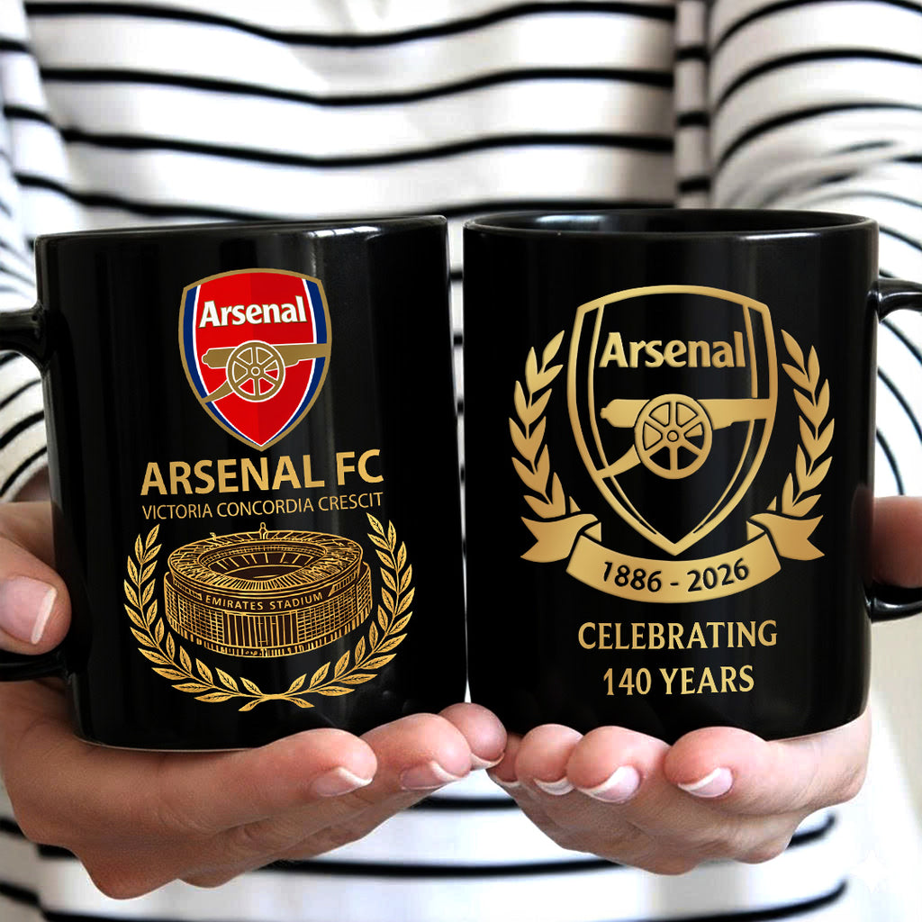 Arsenal FC 140th Annversary Ceramic Mug – MAITM14630