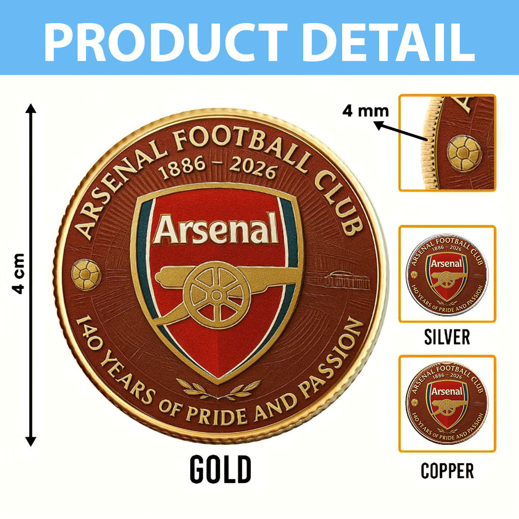 Arsenal FC 140th Anniversary Commemorative Coin – MAITM15042