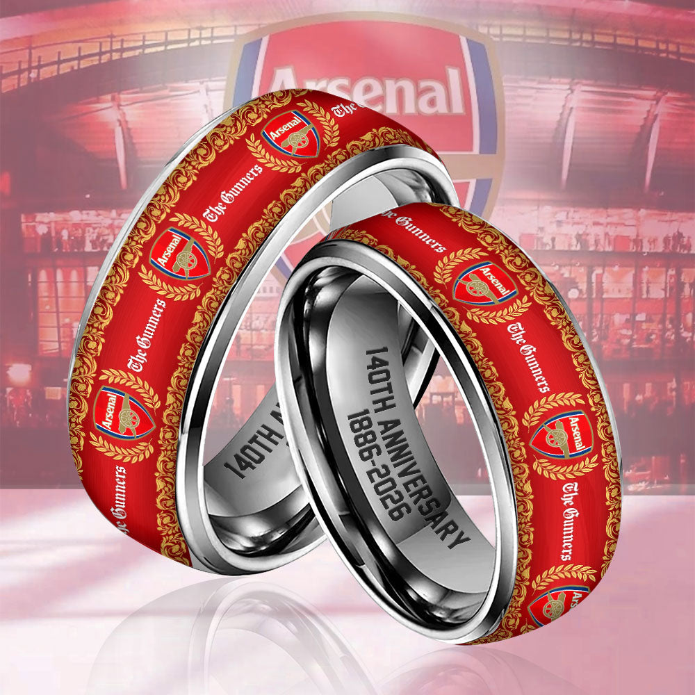 Arsenal FC 140th Anniversary Custom Alloy Ring – MAITM14350
