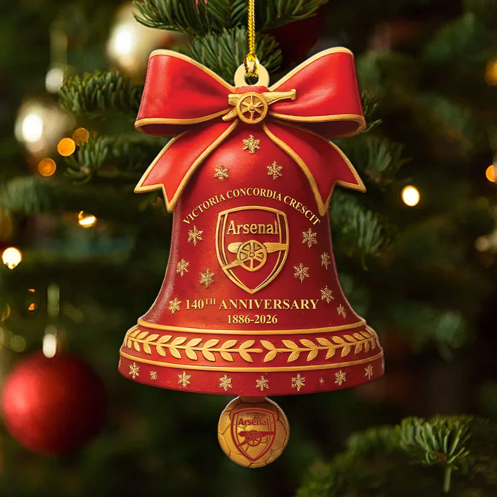 Arsenal FC 140th Anniversary Custom Shape 2-sided Acrylic Ornament – MAITM14051