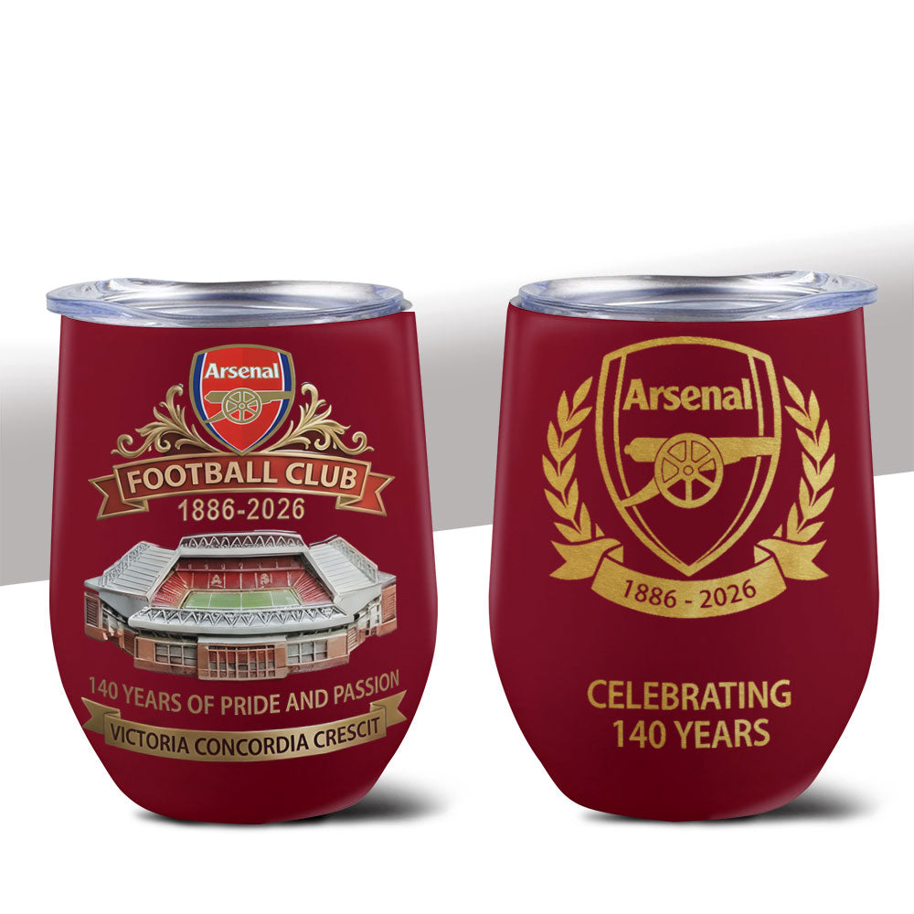 Arsenal FC 140th Anniversary Wine Tumbler – MAITM14211