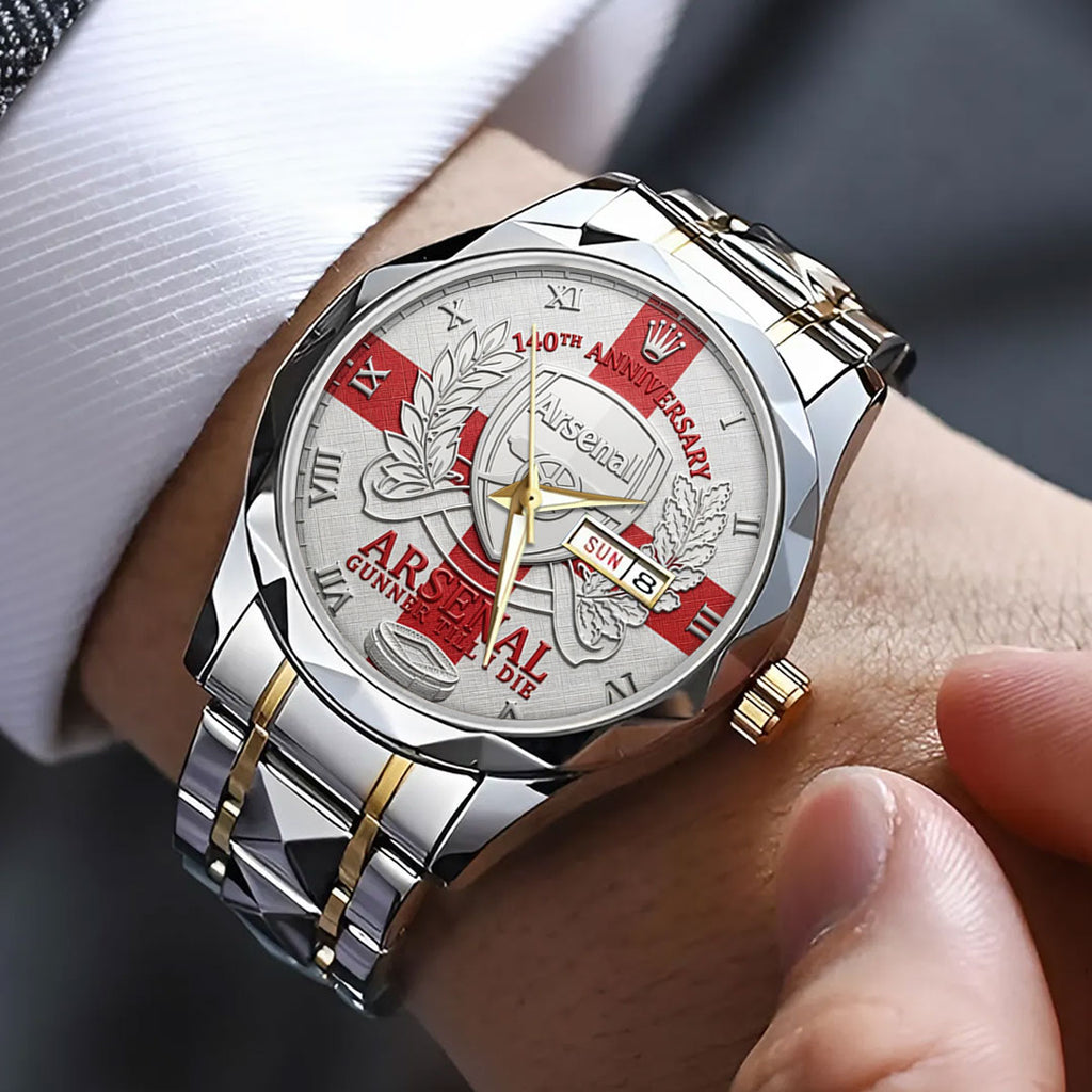 Arsenal FC 140th Anniversary x Rolex Black Stainless Steel Watch – TMTHU5957
