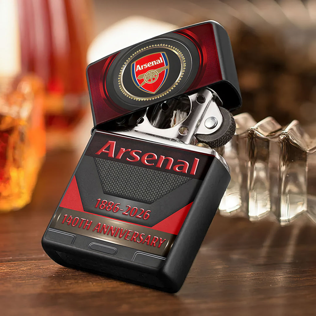 Arsenal FC 140th Anniversary Zippo Lighter Case (No Insert) – MAITM14136