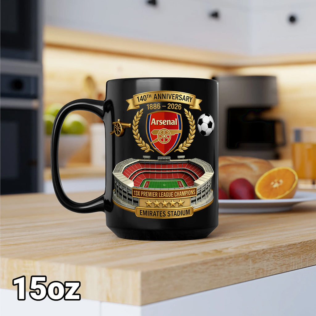 Arsenal FC 140th Annversary Ceramic Mug – MAITM14469