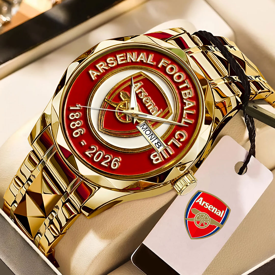 Arsenal FC Alloy Luxury Quartz Watch – HOATT15367