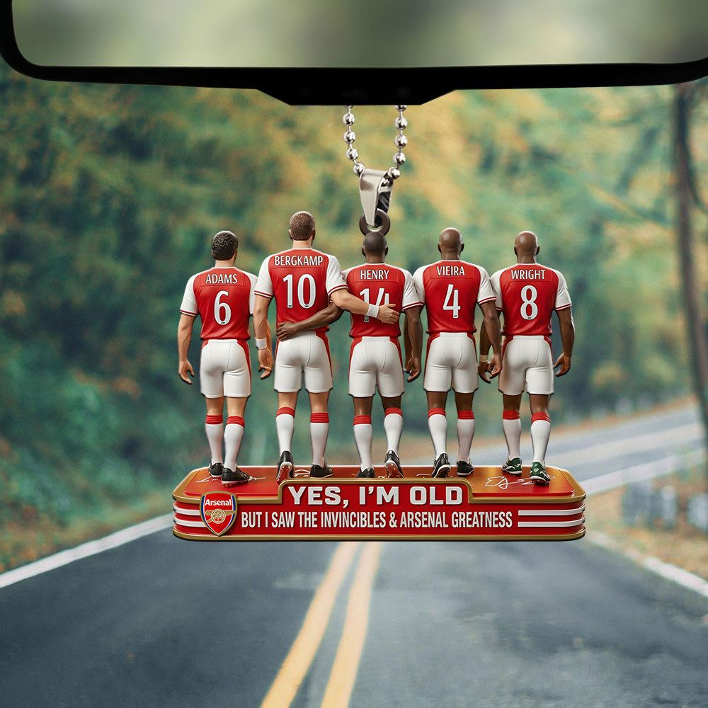 Arsenal FC Custom shape 2-sided Acrylic Car Ornament – MAITM14210