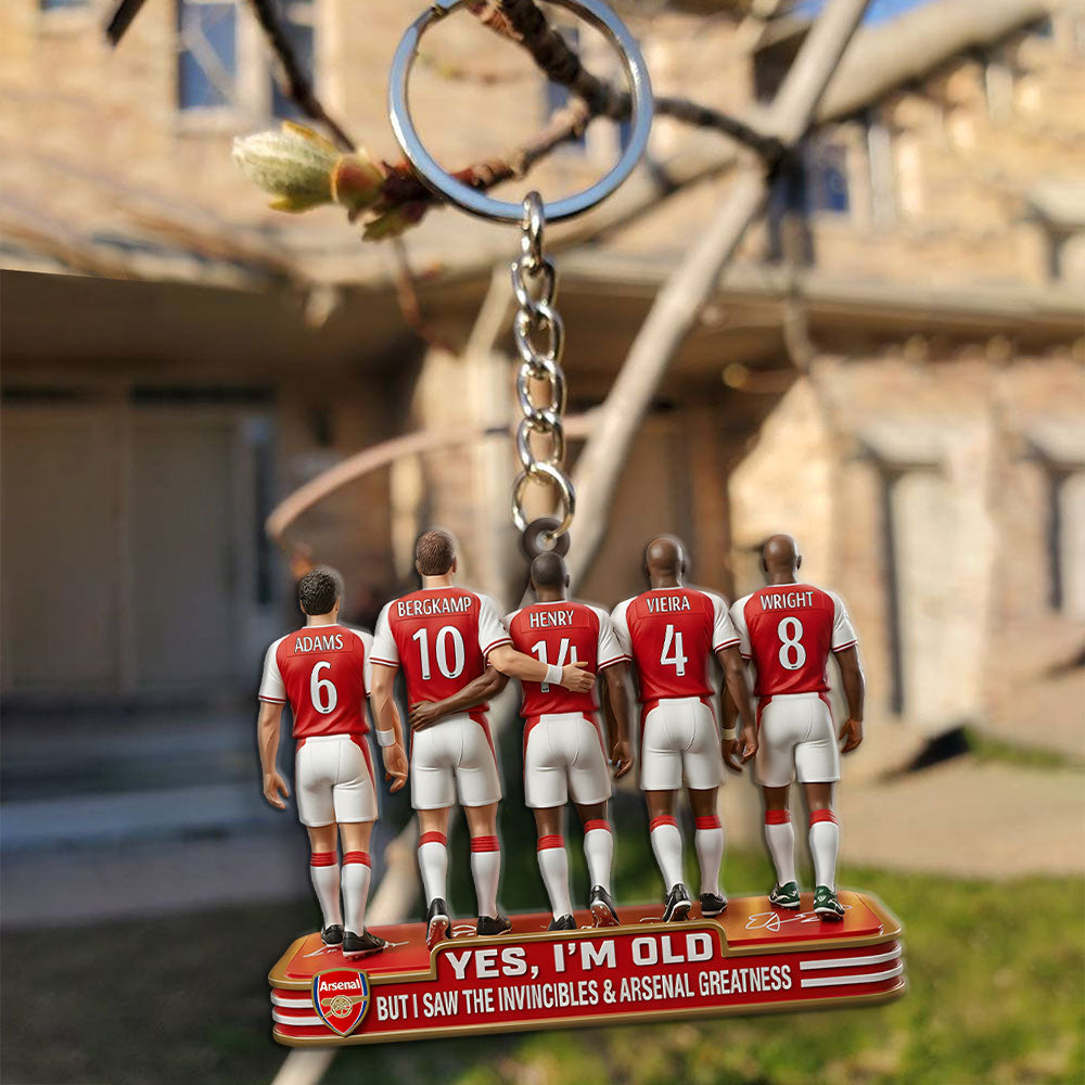 Arsenal FC Custom Shape 2-sided Keychain – MAITM14224