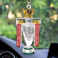 Arsenal FC Premier League Champions 25/26 Custom shape 2-sided Acrylic Car Ornament – HOATT18076
