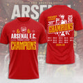 Arsenal FC Premier League Champions 25/26 3D Apparel – TMTHU6331