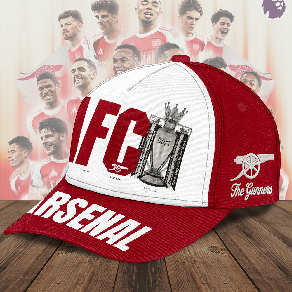 Arsenal FC Premier League Champions 25/26 Classic Cap – TMTHU6311
