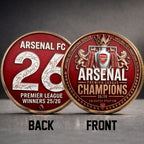 Arsenal FC Premier League Champions 25/26 Commemorative Coin – TMTHU6412