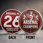 Arsenal FC Premier League Champions 25/26 Commemorative Coin – TMTHU6412