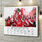 Arsenal FC Premier League Champions 25/26 Rectangle Canvas With Inner Frame – HOATT18425