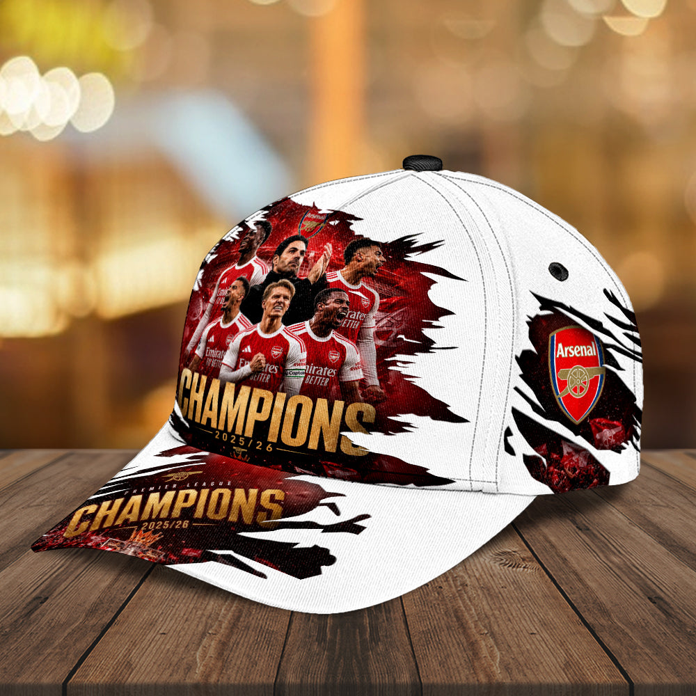 Arsenal FC Premier League Champions 25/26 Classic Cap – GNE6567