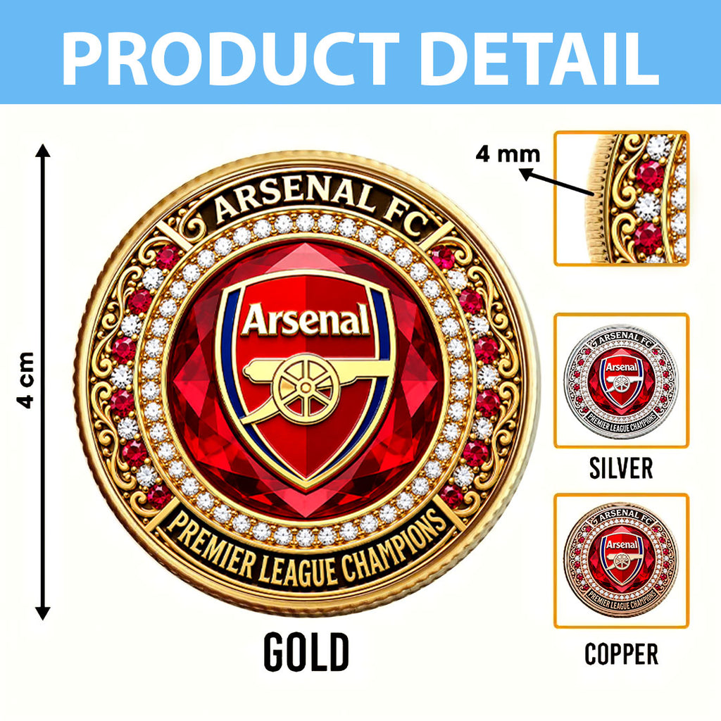 Arsenal FC Premier League Champions 25/26 Commemorative Coin – HOATT18137