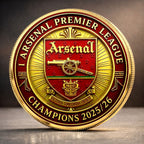 Arsenal FC Premier League Champions 25/26 Commemorative Coin – HOATT18144