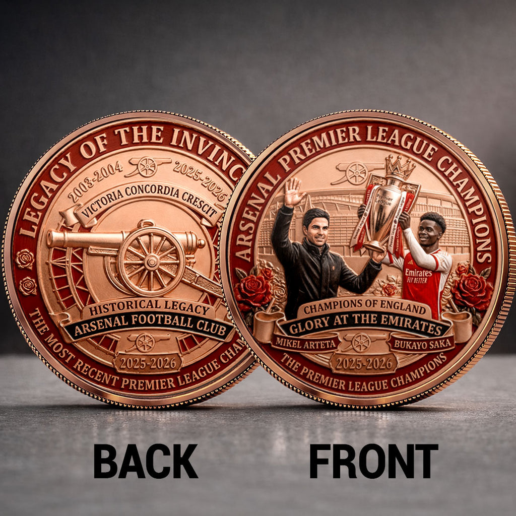 Arsenal FC Premier League Champions 25/26 Commemorative Coin – HOATT18174