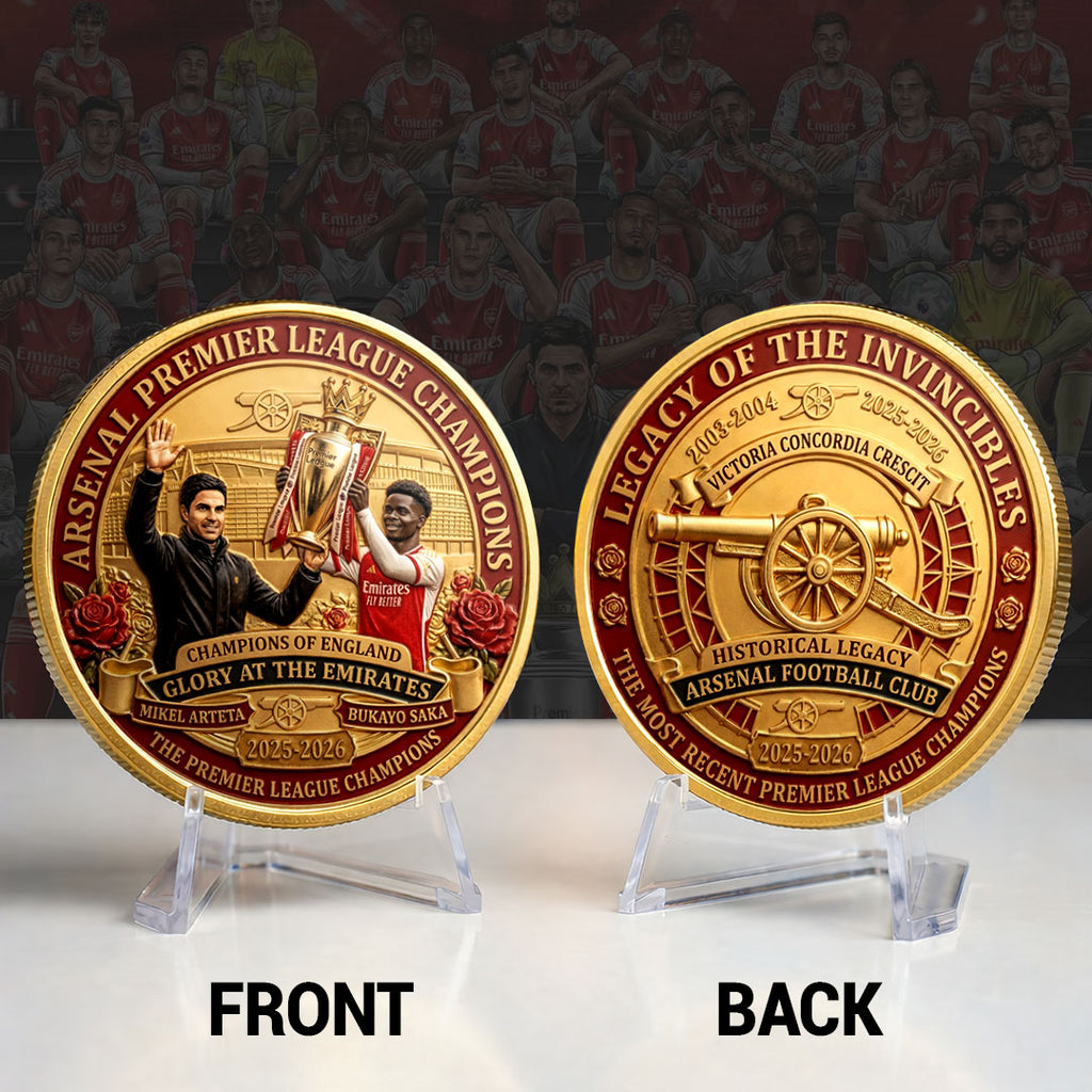 Arsenal FC Premier League Champions 25/26 Commemorative Coin – HOATT18174