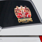 Arsenal FC Premier League Champions 25/26 3D Car Sticker – TMTHU6367