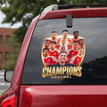 Arsenal FC Premier League Champions 25/26 3D Car Sticker – TMTHU6367