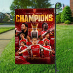 Arsenal FC Premier League Champions 25/26 Double-side Garden Flag – HOATT18199