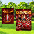 Arsenal FC Premier League Champions 25/26 Double-side Garden Flag – HOATT18199