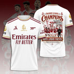 Arsenal FC Premier League Champions 25/26 3D Apparel – HOATT18235