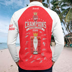 Arsenal FC Premier League Champions 25/26 Zip Polo Shirt – TMTHU6444