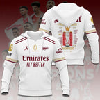 Arsenal FC Premier League Champions 25/26 3D Apparel – HOATT18103