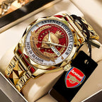 Arsenal FC Premier League Champions 25/26 Alloy Luxury Quartz Watch – TANTN23168