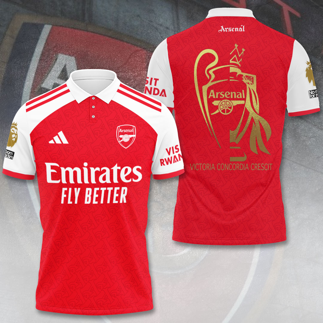 Arsenal FC Premier League Champions 25/26 3D Apparel – TANTN22841