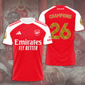 Arsenal FC Premier League Champions 25/26 3D Apparel – TANTN23147