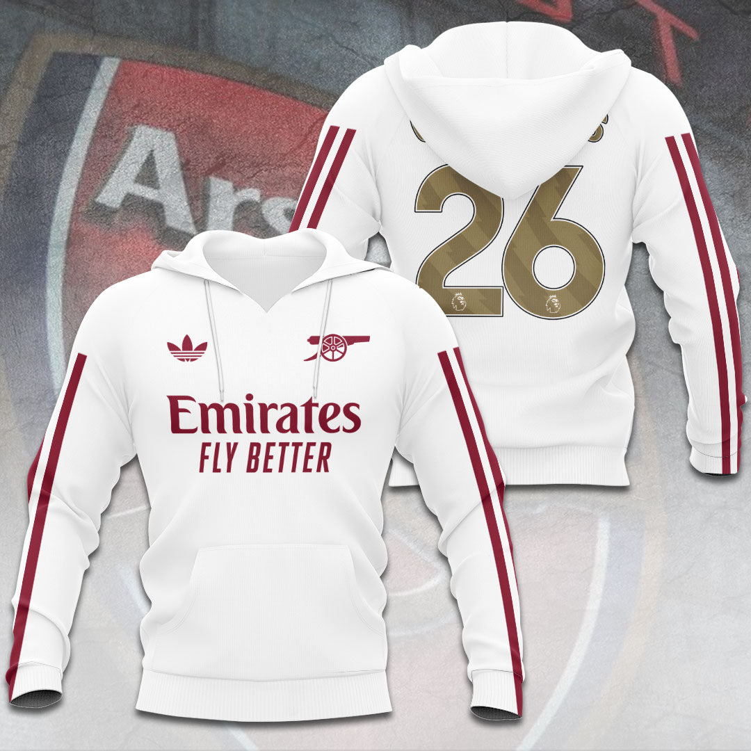 Arsenal FC Premier League Champions 25/26 3D Apparel – TANTN23398