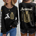 Arsenal FC Premier League Champions 25/26 Round Neck Raglan Sleeve Sweatshirt – TANTN23025