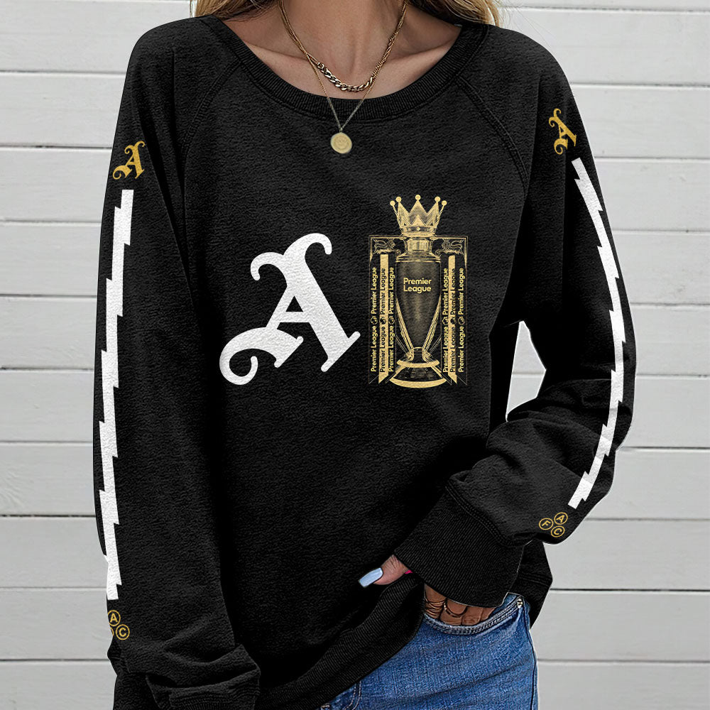 Arsenal FC Premier League Champions 25/26 Round Neck Raglan Sleeve Sweatshirt – TANTN23025