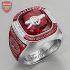 Arsenal FC Premier League Champions 25/26 3D Engraved Ring – TANTN23043
