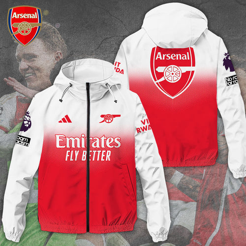 Arsenal FC 3D Windbreaker Jacket – TANTN 8536
