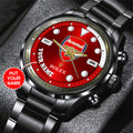 Personalized Arsenal FC x Rolex Black Stainless Steel Watch – MAITM8425