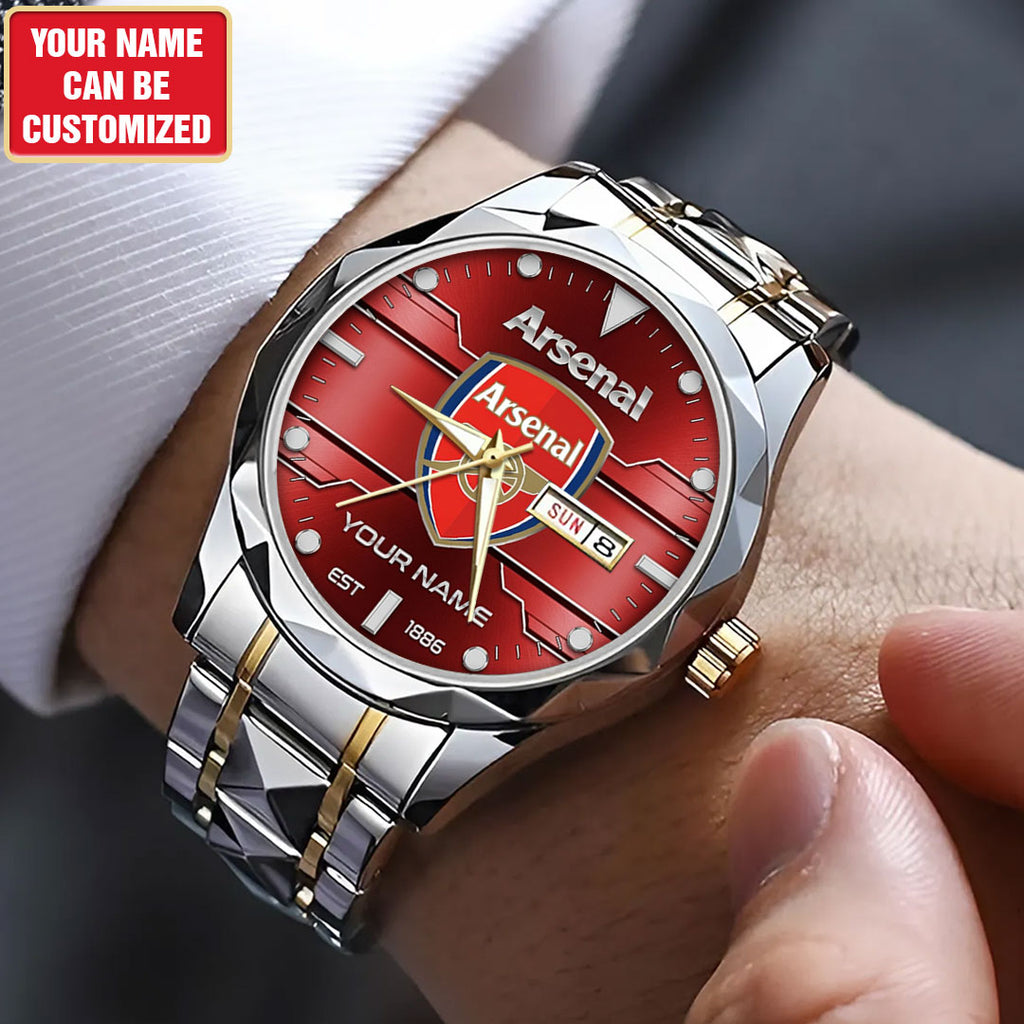 Personalized Arsenal FC Alloy Luxury Quartz Watch – TANTN23601