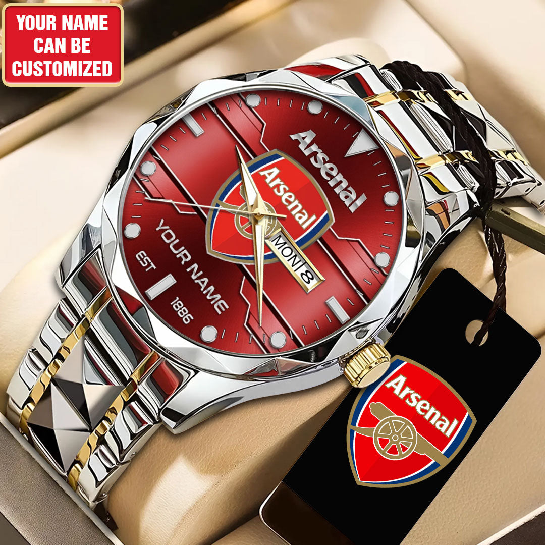 Personalized Arsenal FC Alloy Luxury Quartz Watch – TANTN23601