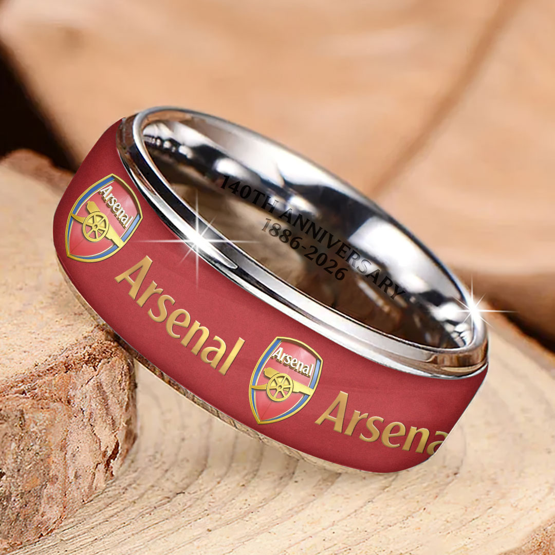 Arsenal FC 140th Anniversary Custom Alloy Ring – MAITM15169