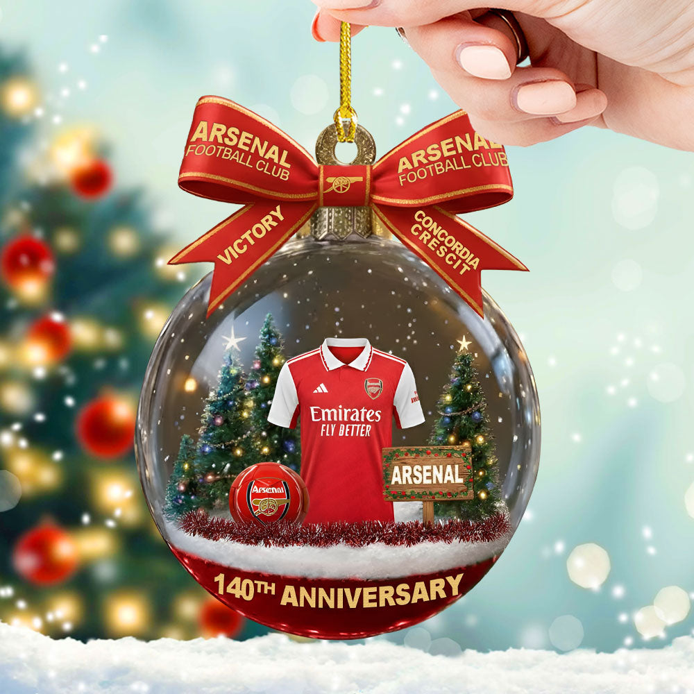 Arsenal FC Custom Shape 2-sided Acrylic Ornament – TMTHU2256